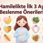 hamilelikte ilk 3 ay beslenme